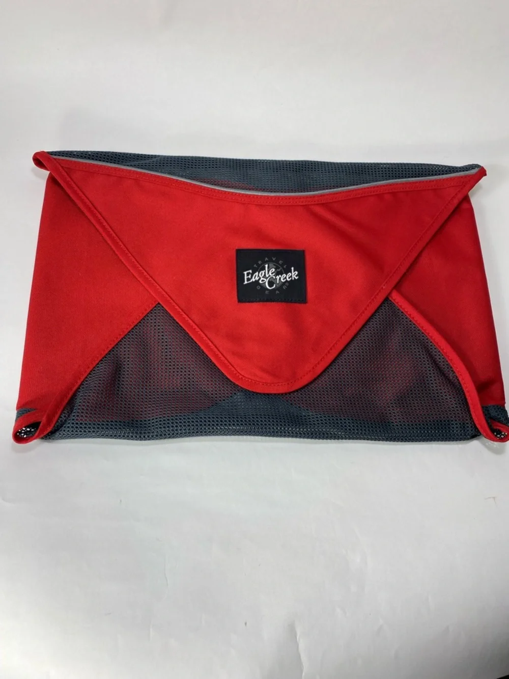Eagle Creek Red Travel Organizer Compression Velcro Slim Pouch